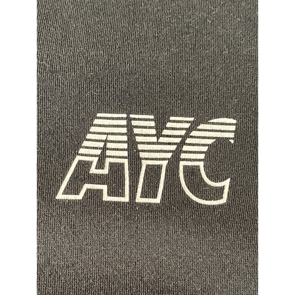AYC Asphalt Yacht Club Crewneck Sleeve Spell Out Sweatshirt Black Men’s Sz. S - Picture 3 of 7